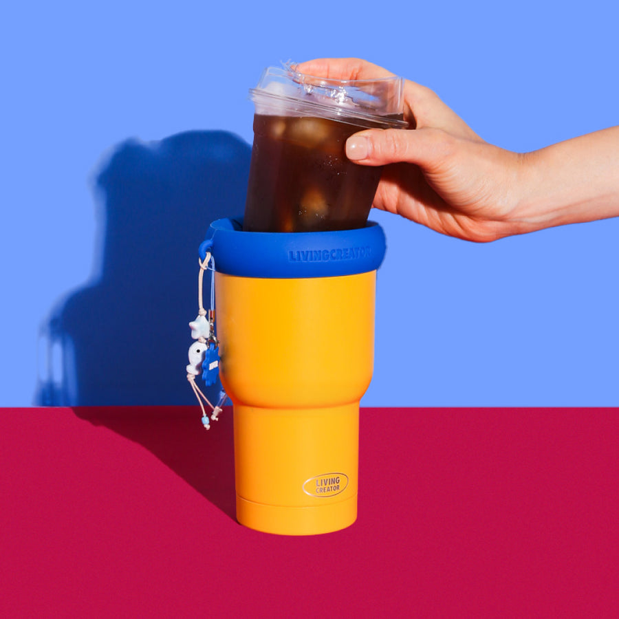KEEPER TUM Mini 22 oz Insulated Iced Coffee Cup Holder