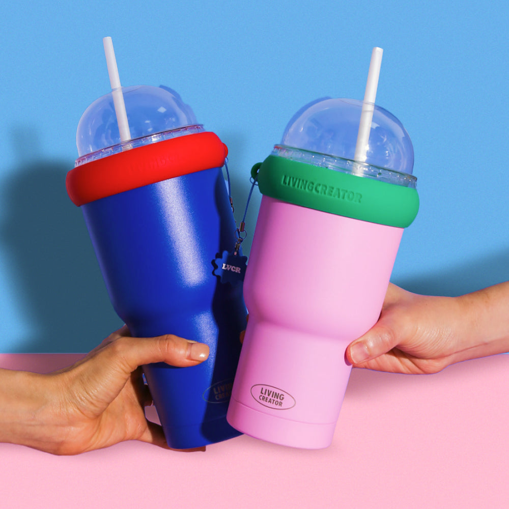 Two KEEPER TUM Minis with iced drinks