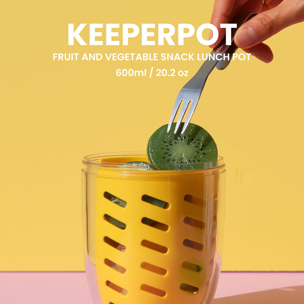 [KEEPER POT] Fruit Container with Built-in Strainer