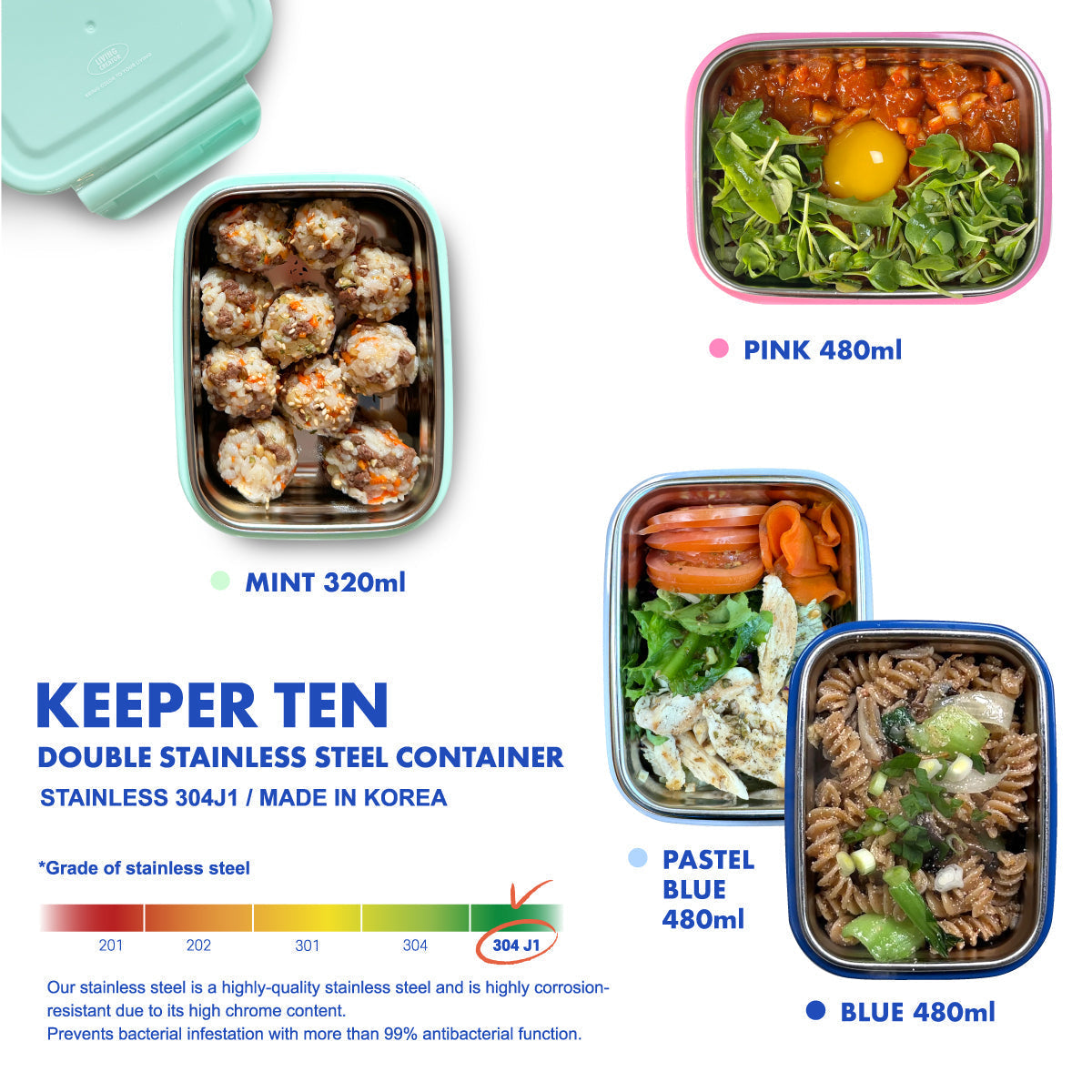 KEEPER TEN 1100ml Blue
