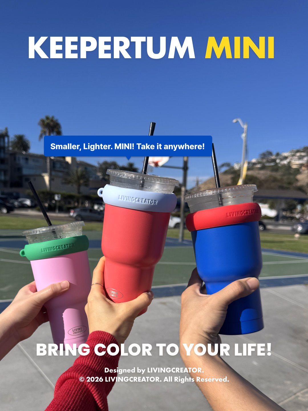 KEEPER TUM Insulated Iced Coffee Cup Holder