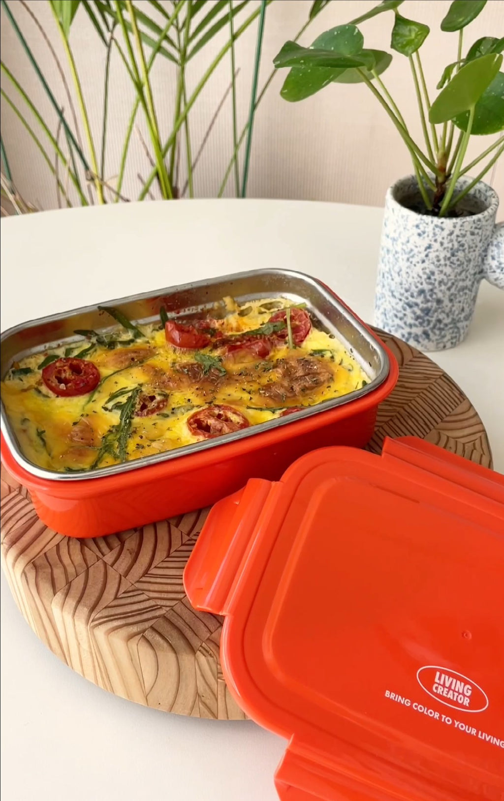 [KEEPER TEN] Microwave-Safe Stainless Steel Lunchbox