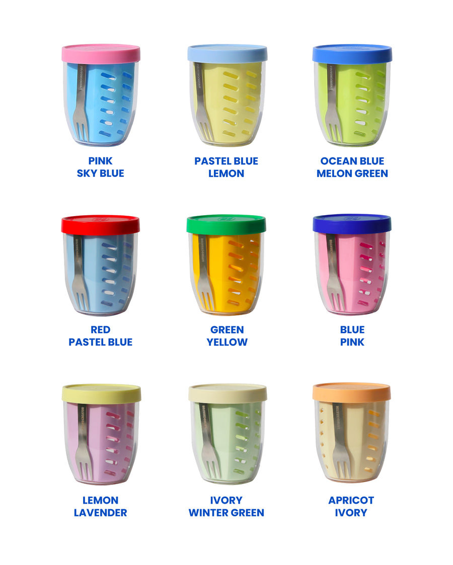 [KEEPER POT] Fruit Container with Built-in Strainer