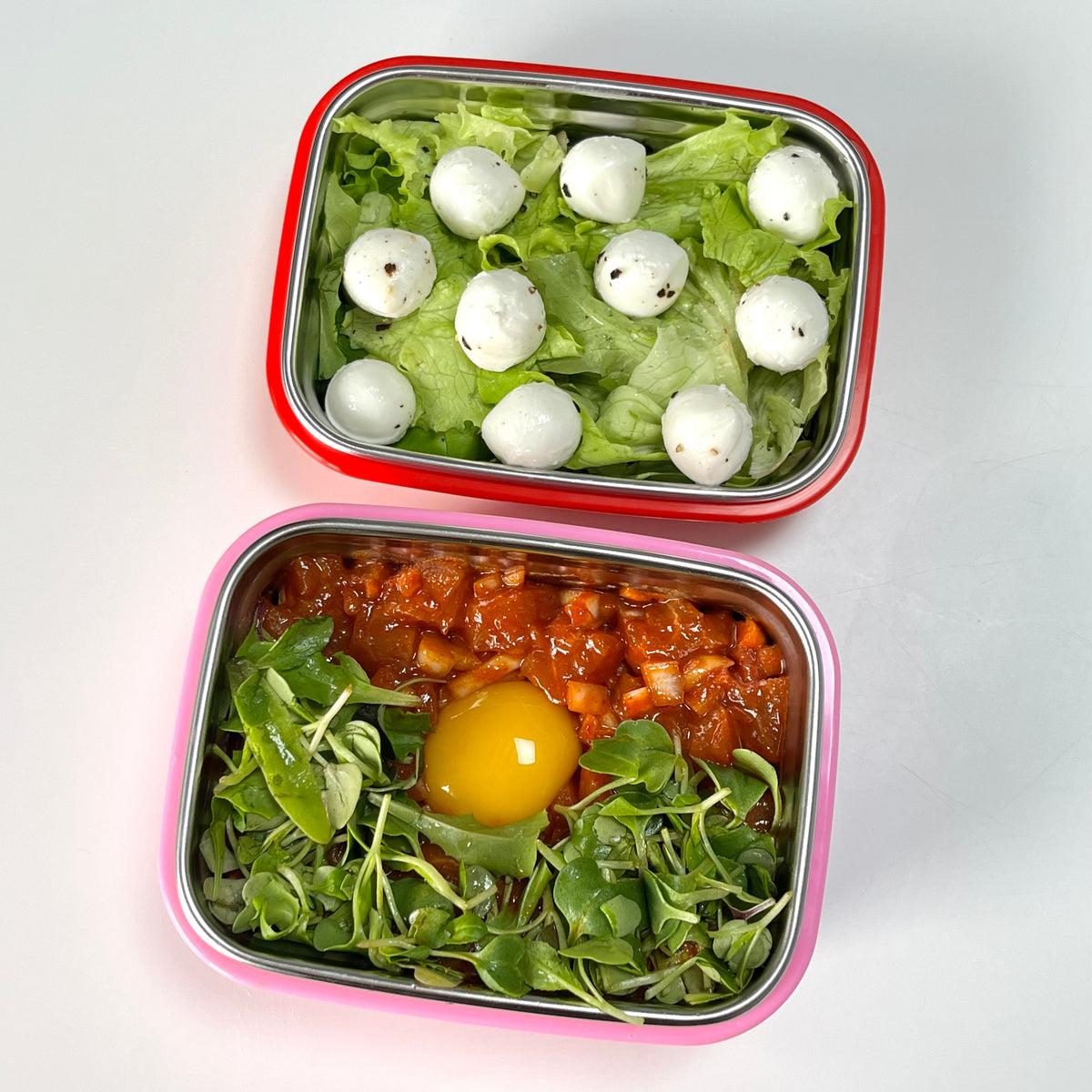 [KEEPER TEN] Microwave-Safe Stainless Steel Lunchbox