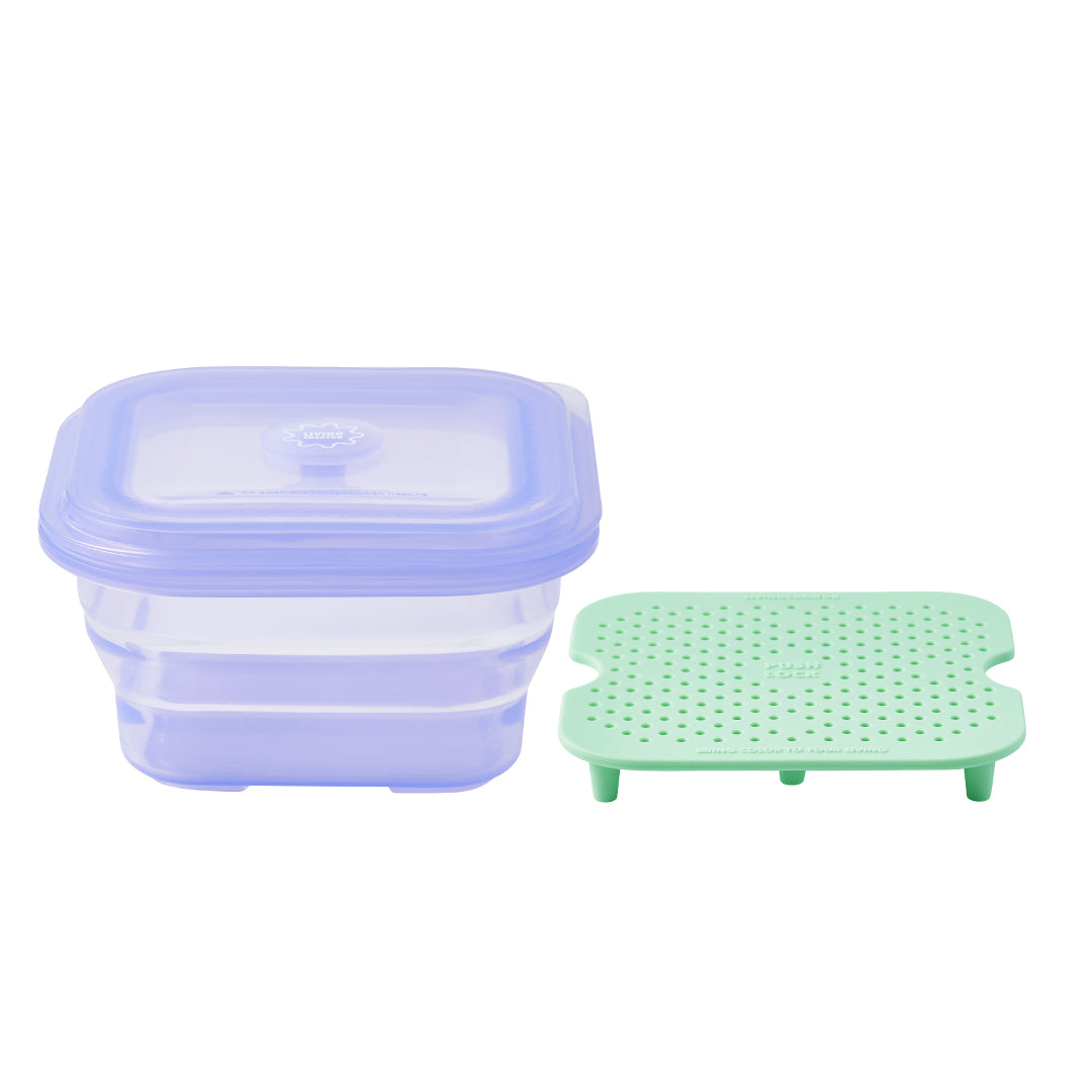 PUSH LOCK 1800ml + Steam Tray (Violet&Mint)