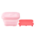PUSH LOCK 1800ml + Steam Tray (Pink&Red)