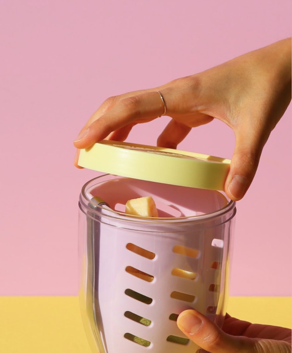A hand capping a KEEPER POT