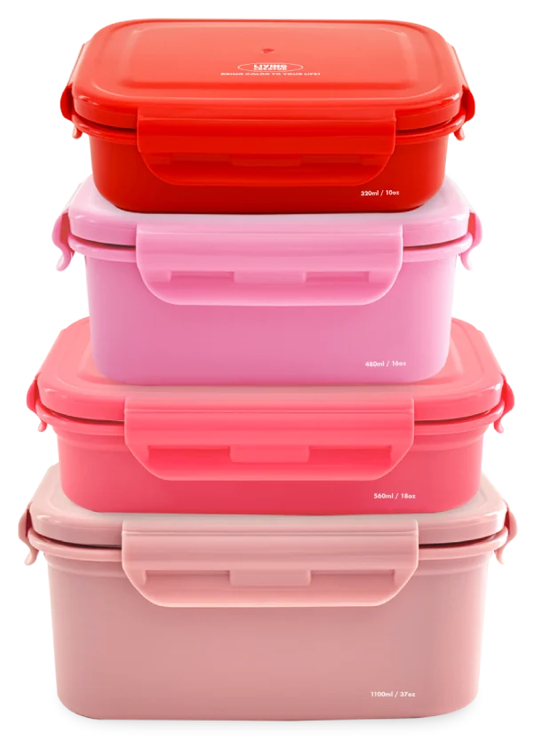 KEEPER TEN sizes stacked from large to small